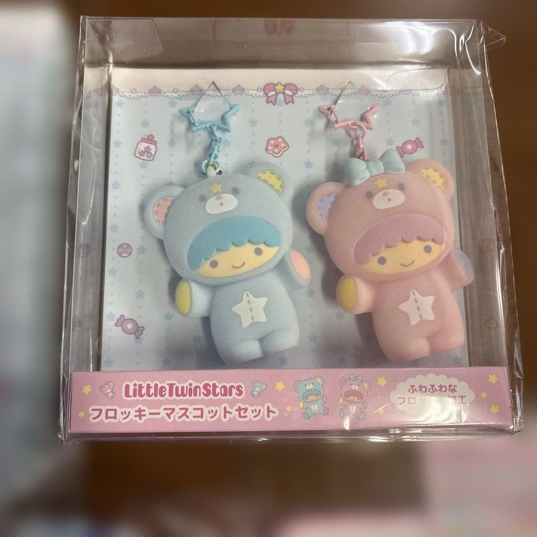 サンリオ リトルツインスターズ キキララ パフポフ フロッキーマスコット シール