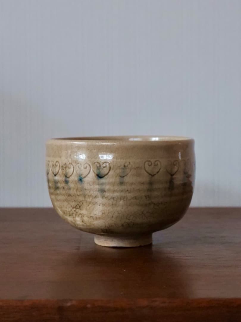 黄瀬戸　茶碗　茶道具　古道具　Q2298