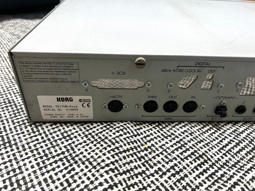 KORG TRITON-Rack マルチトラックレコーダー　動作品