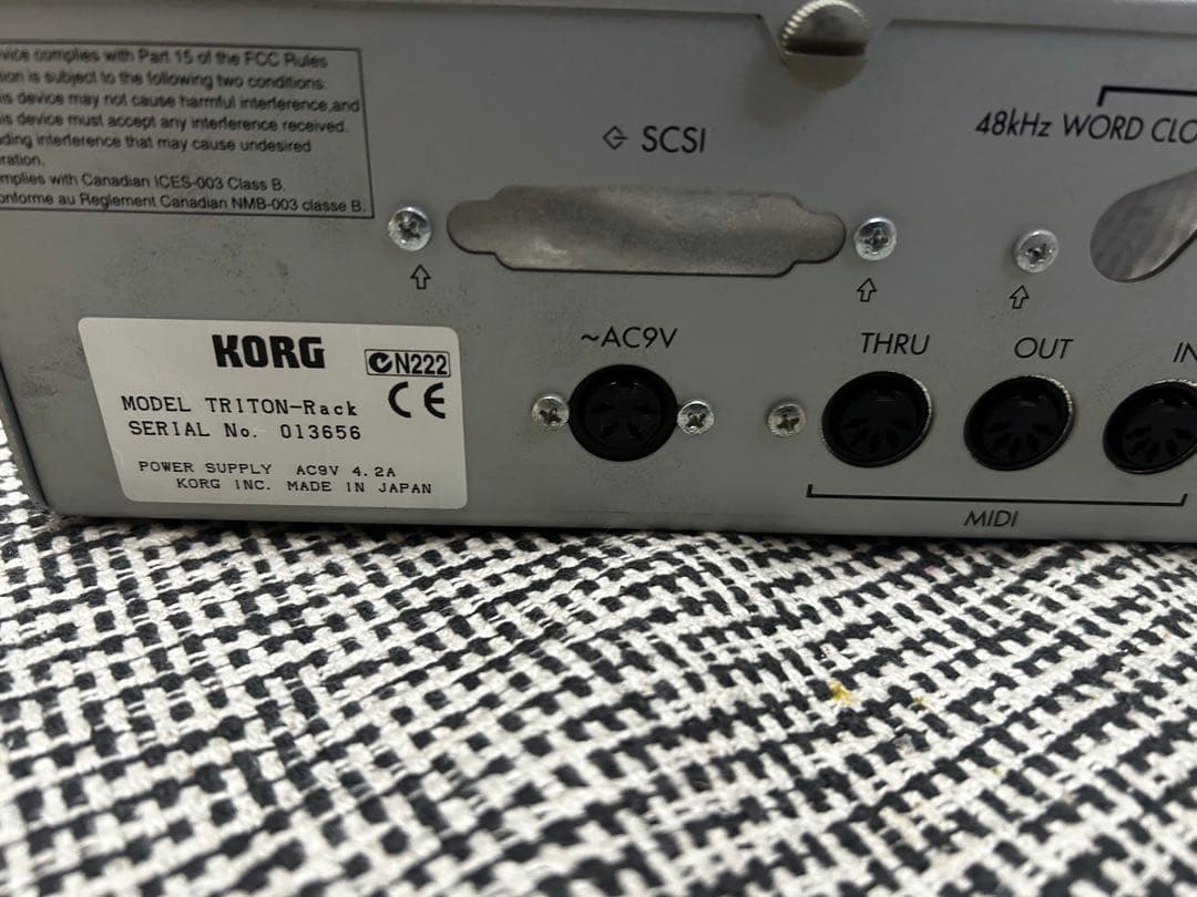 KORG TRITON-Rack マルチトラックレコーダー　動作品