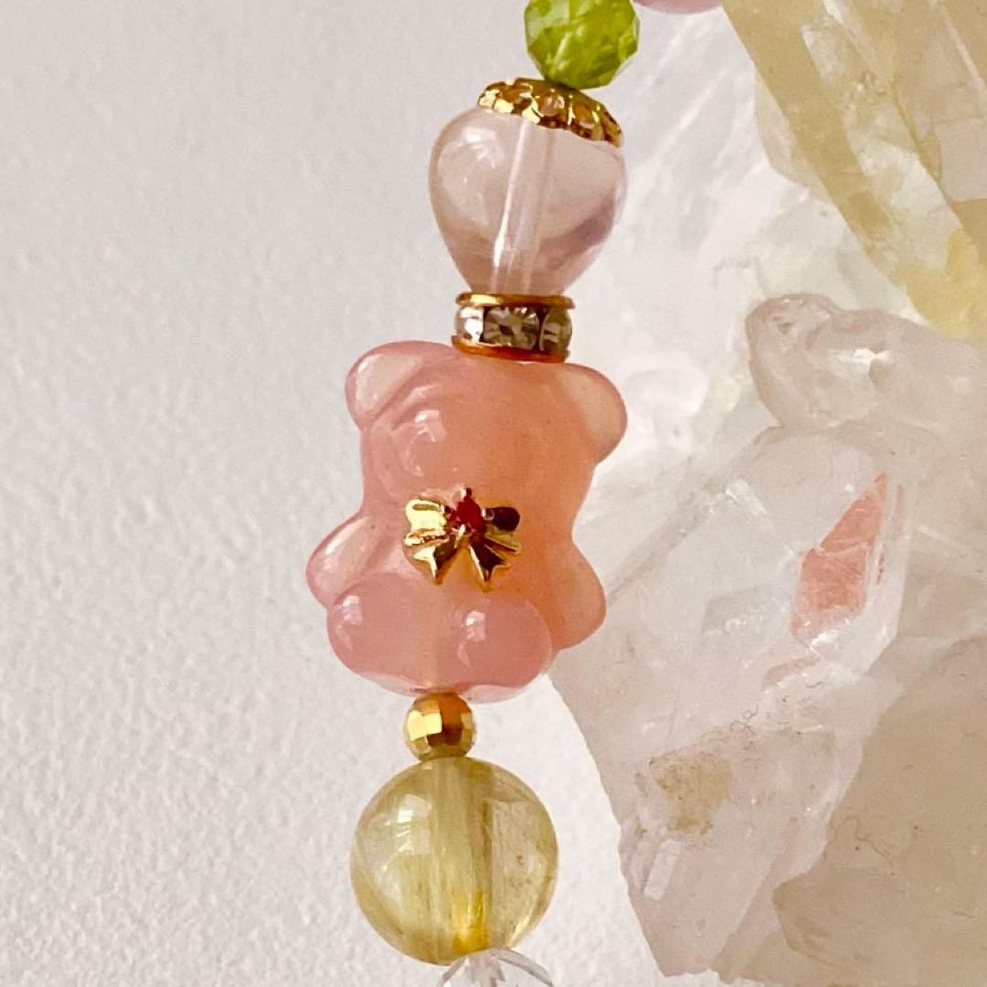 yy  ★ブレスレット ストロベリークォーツ ♪ 364&361