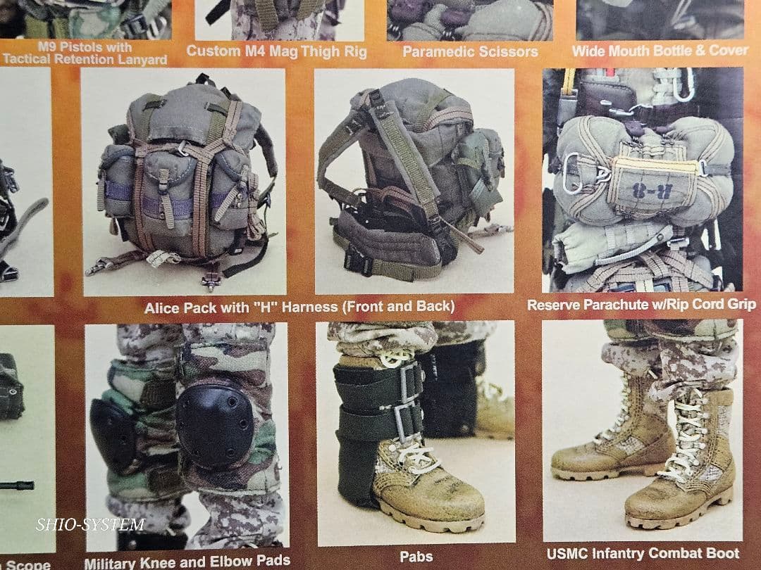 【未使用品】ホットトイズ 1/6 アメリカ海兵隊 女性兵士