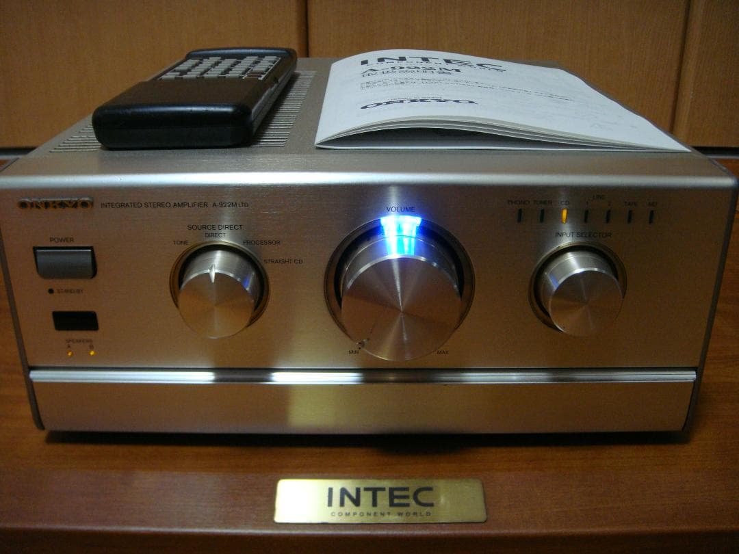 整備済 程度良 ONKYOオンキョー プリメイン A-922M LTDリモコン付