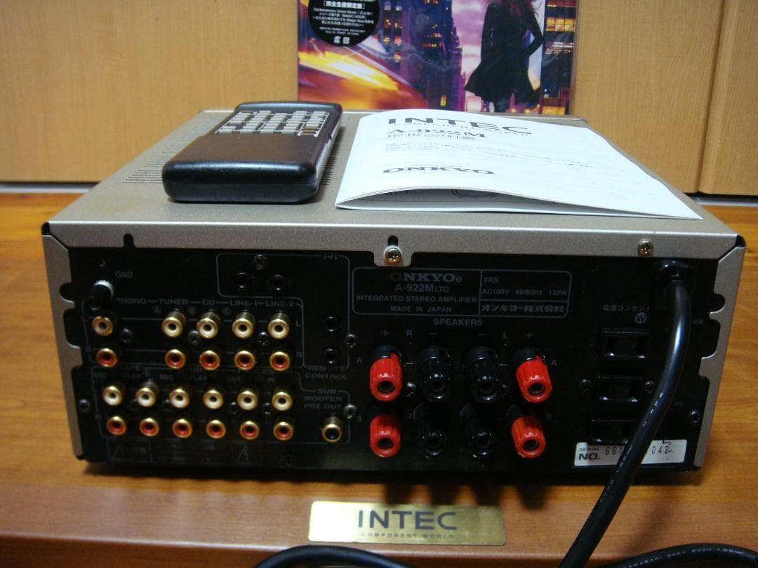 整備済 程度良 ONKYOオンキョー プリメイン A-922M LTDリモコン付