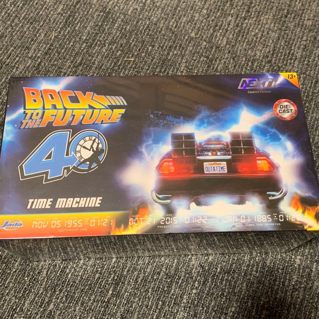 デロリアン 1/24 JADA 限定 クロームメッキ仕様 未開封