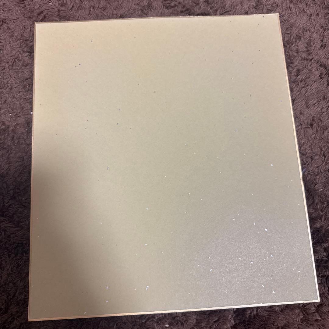 内田彩　直筆サイン色紙