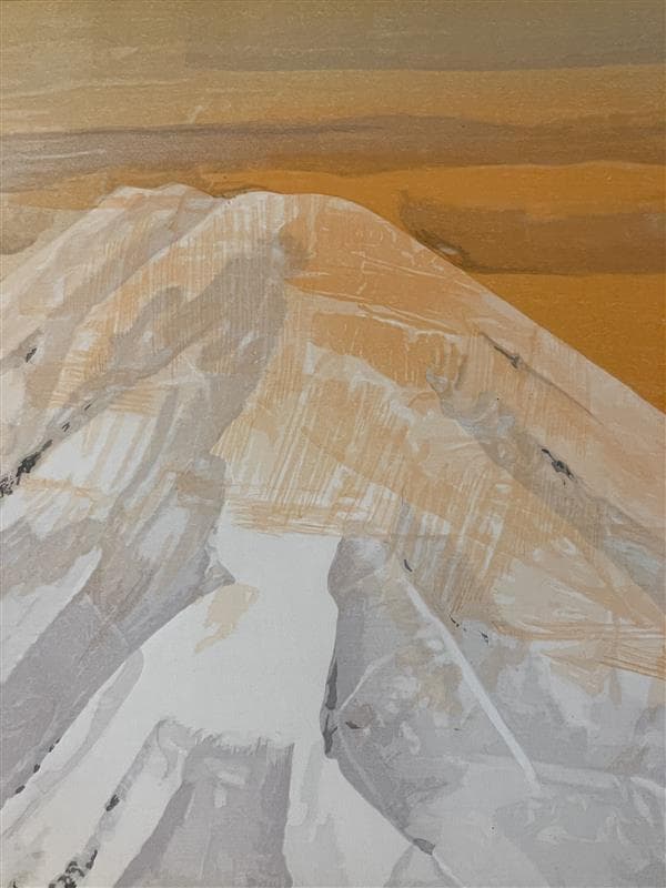 ミ*ア様 「真作」奥村土牛「富士」木版画　184/250　証書付き