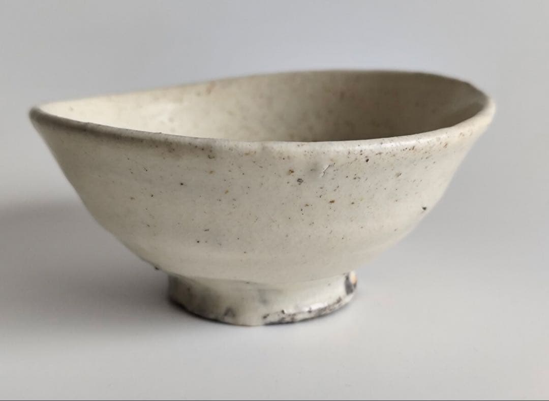 【新品】 森岡成好 粉引 碗 灰被 茶碗 / 陶器 陶芸 皿 茶道具 茶器 在銘