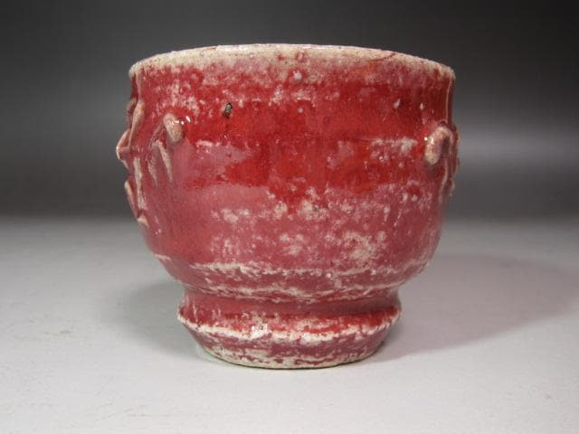 やまちゃんさん専用☆　河井寛次郎　辰砂盃　手になじむ一品です☆y453