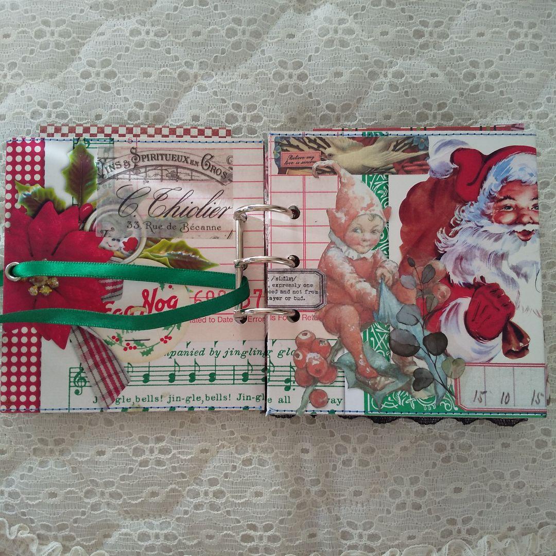 ジャンクジャーナル　ビンテージクリスマス　三穴ファイル