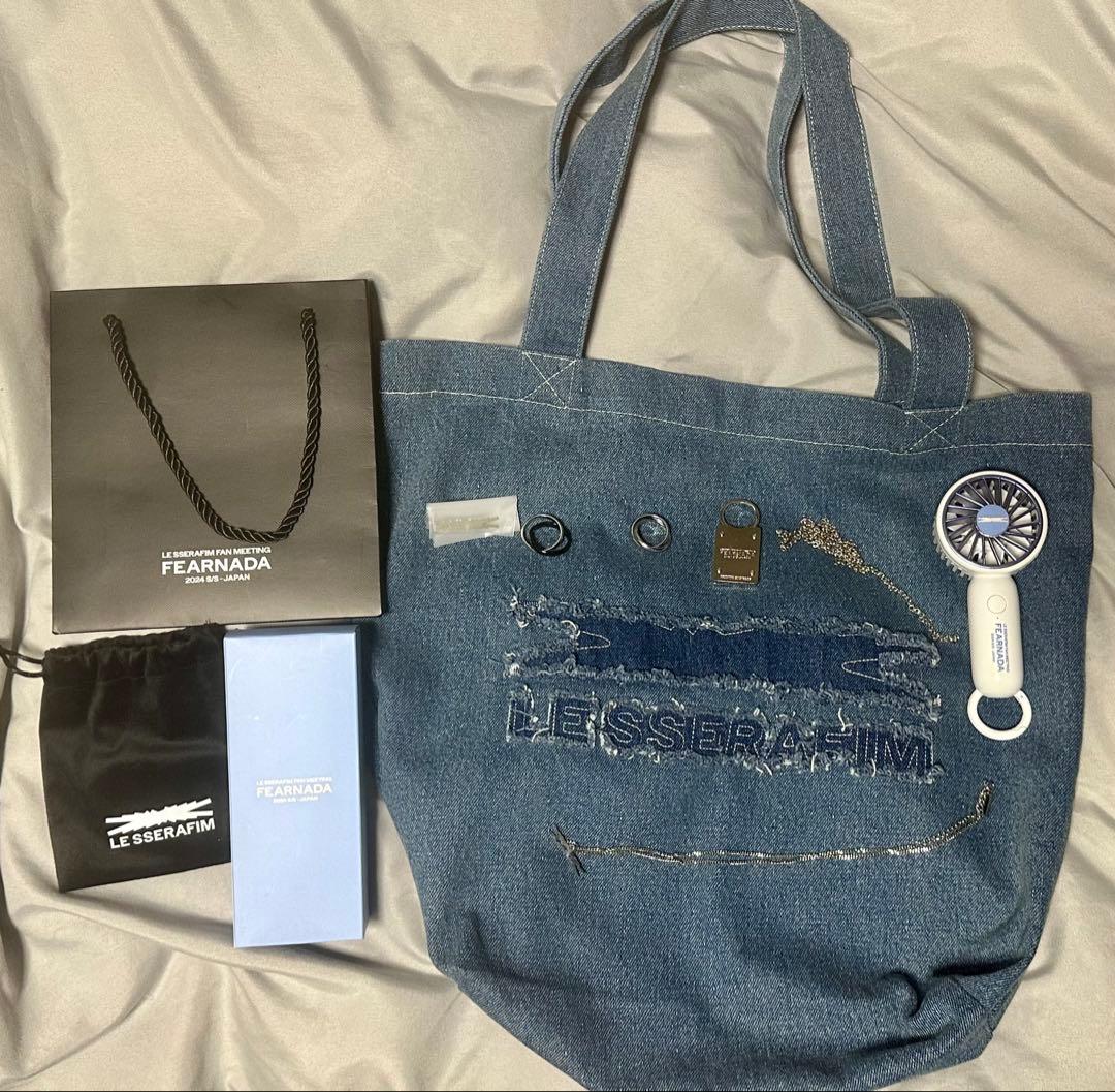 LE SSERAFIM トートバッグ　ハンディファン　セット