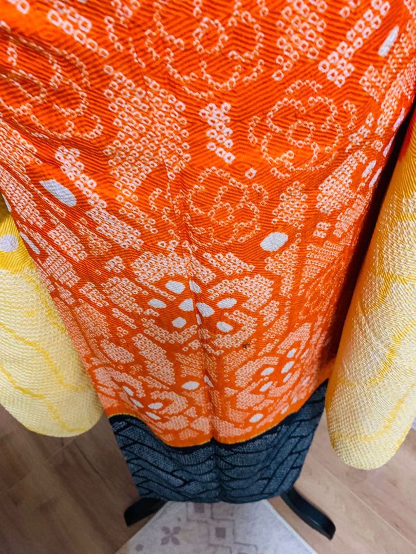 振袖 オレンジと黄色　フルセット❗️大特価セール！