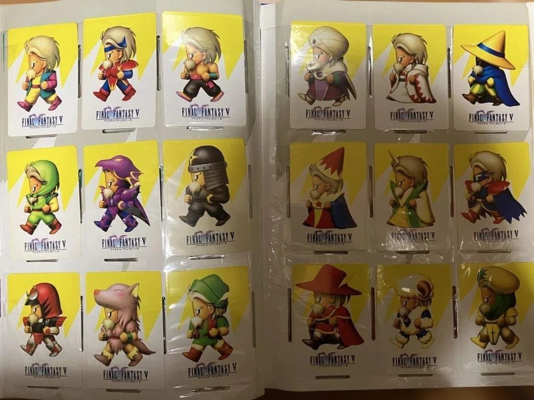 ファイナルファンタジーⅤカードコレクションズ コンプリート+バインダーファイル