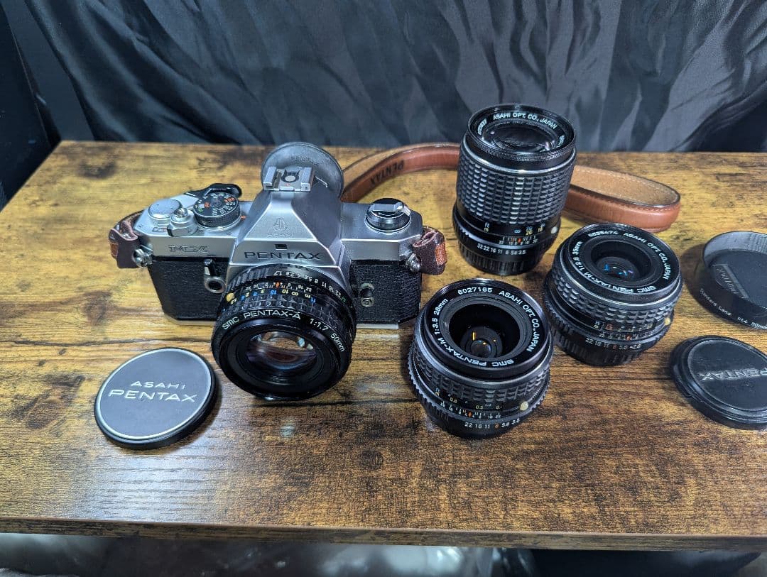PENTAX MX ペンタックスフィルムカメラとレンズ4本セット