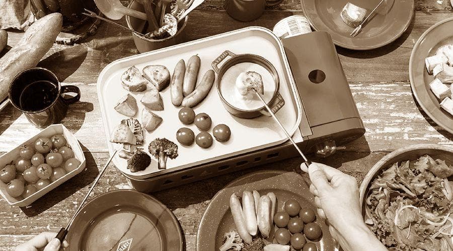 新品 アラジン SAG-RS21B ポータブル ガス ホットプレート 黄 ①