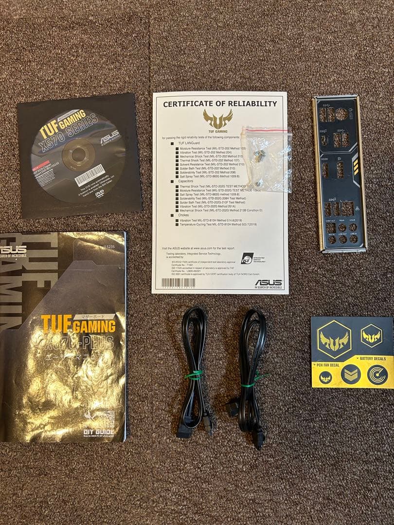 ASUS TUF GAMING X570-PLUS マザーボード（AM4）