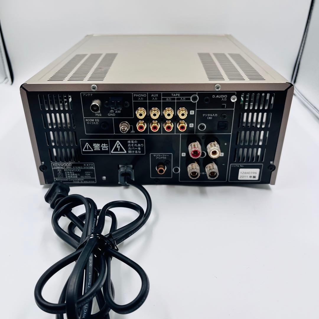 美品　KENWOOD R-K711 CDレシーバー
