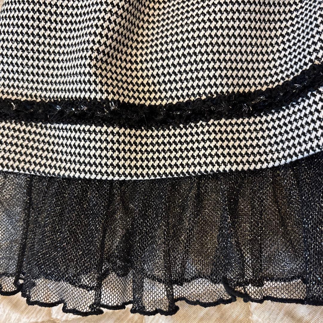 ALICE and the PIRATES♡千鳥格子柄スカート 白黒チェック柄