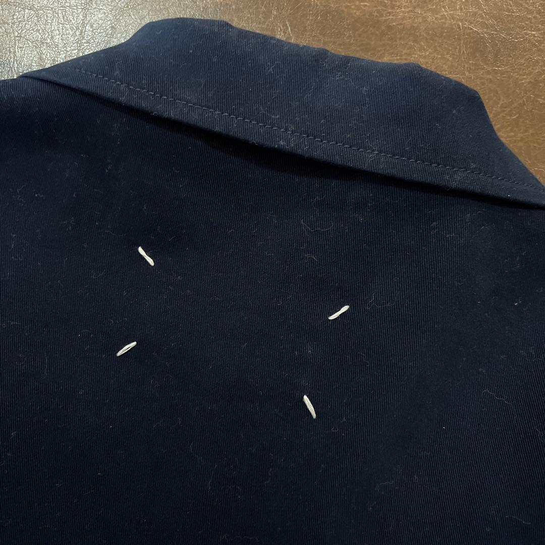 マルジェラ　ネイビー　ジャケット　カバーオール　コットン