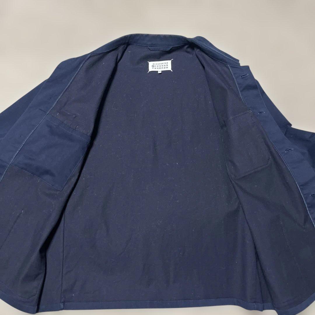 マルジェラ　ネイビー　ジャケット　カバーオール　コットン