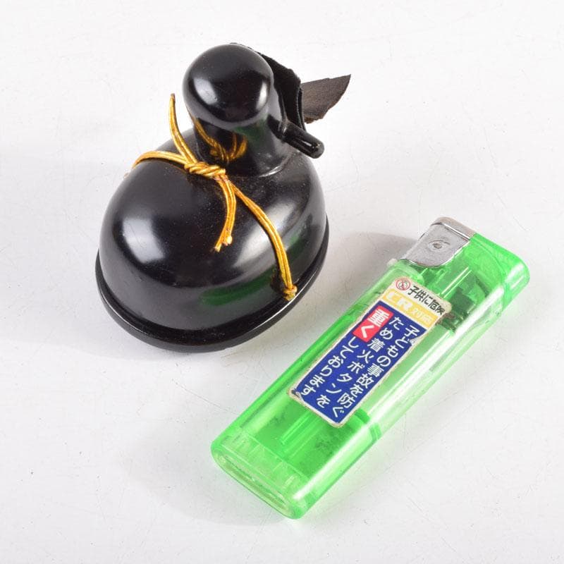 茶道具　黒漆　冠　香合　時代箱　N　8967