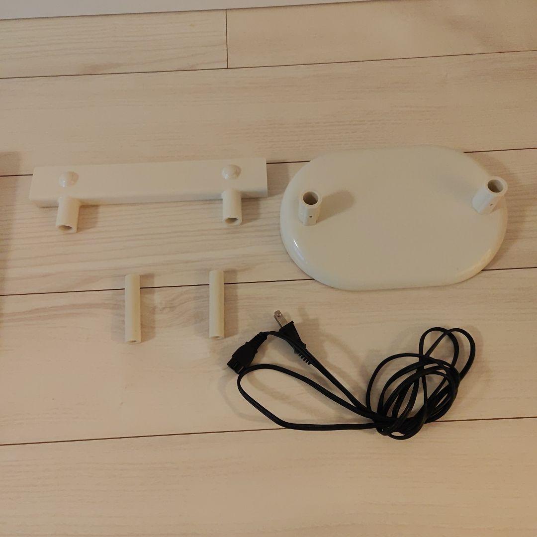 【hana】遠赤外線マイカヒーター スタンド付き ホワイト　鳥・小動物