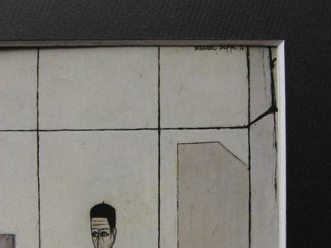 ベルナール・ビュッフェ【Homme assis dans l'atelier】