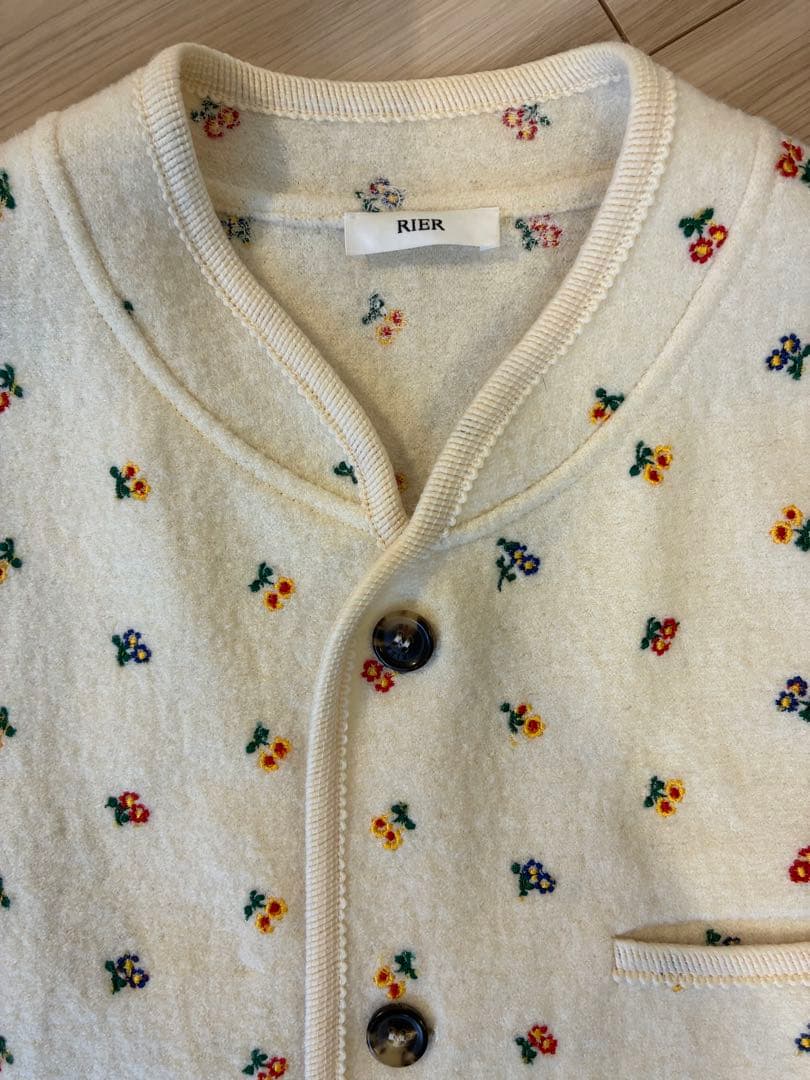 最終価格　RIER 花柄刺繍カーディガン　rier walker