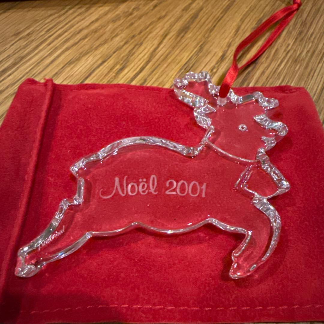 Baccarat バカラ　ノエル 2001 トナカイオーナメント