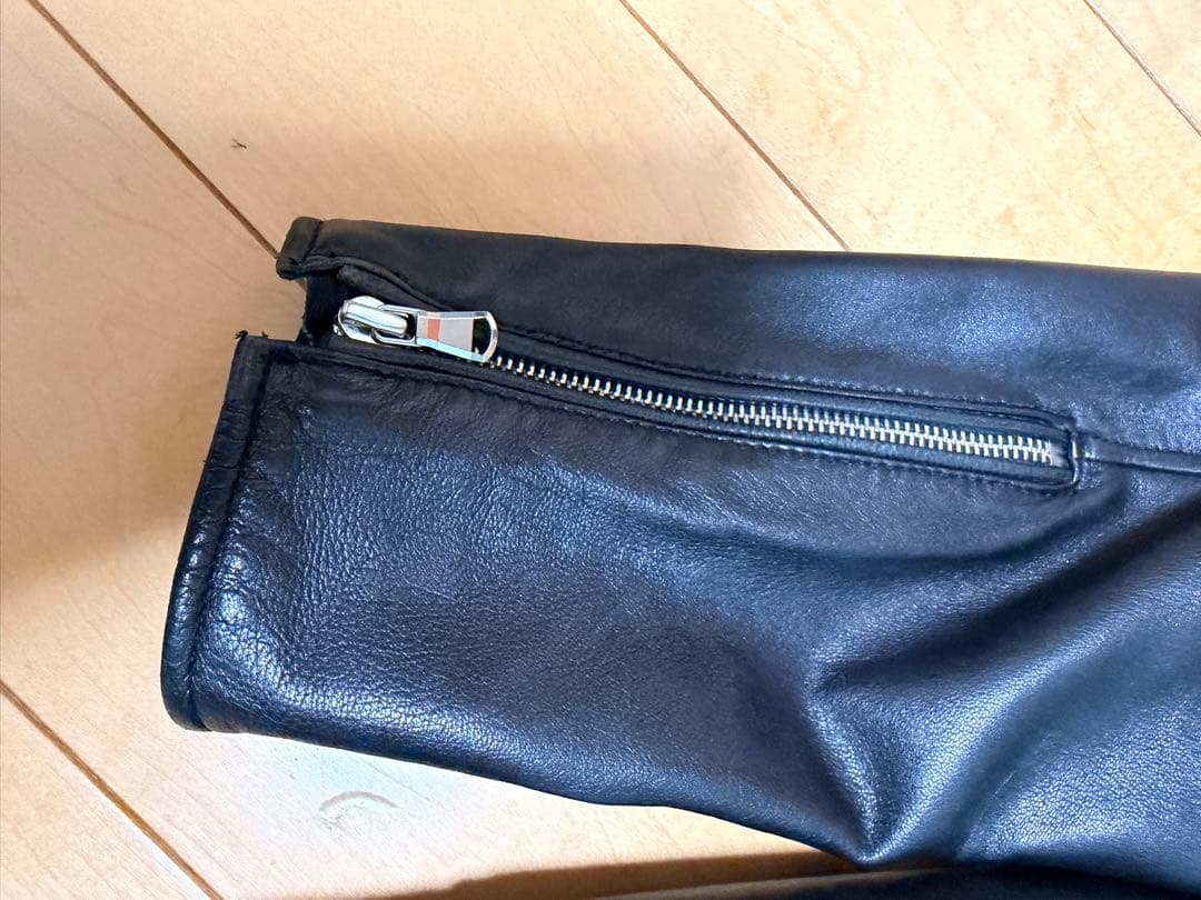 NANO UNIVERSE シングルライダース　ボンバージャケット ブラック