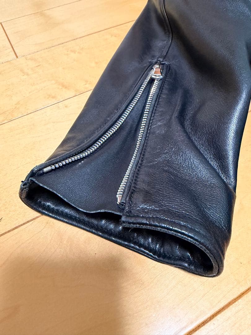 NANO UNIVERSE シングルライダース　ボンバージャケット ブラック