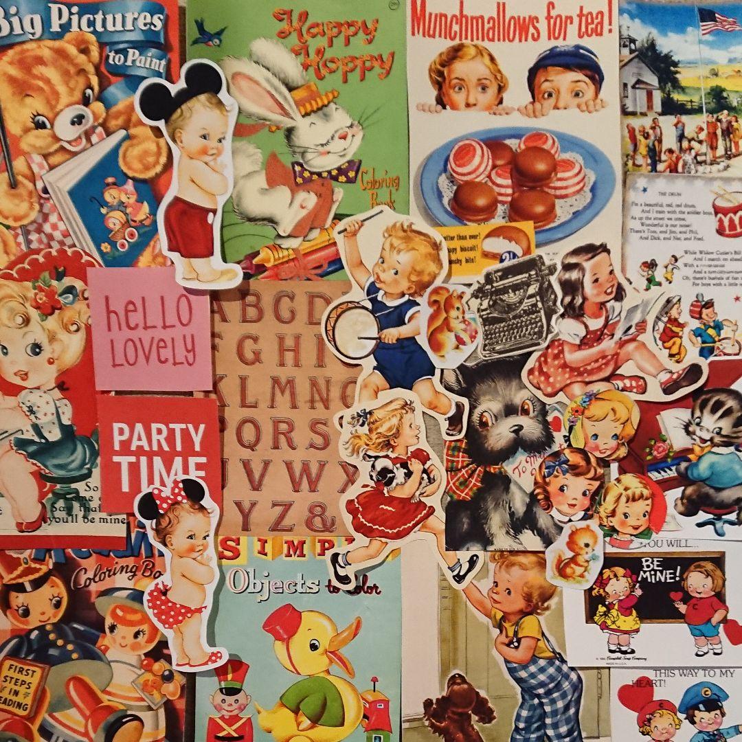 アルバムスクラップ、ジャンクジャーナル、おすそ分けファイル素材☆No.313