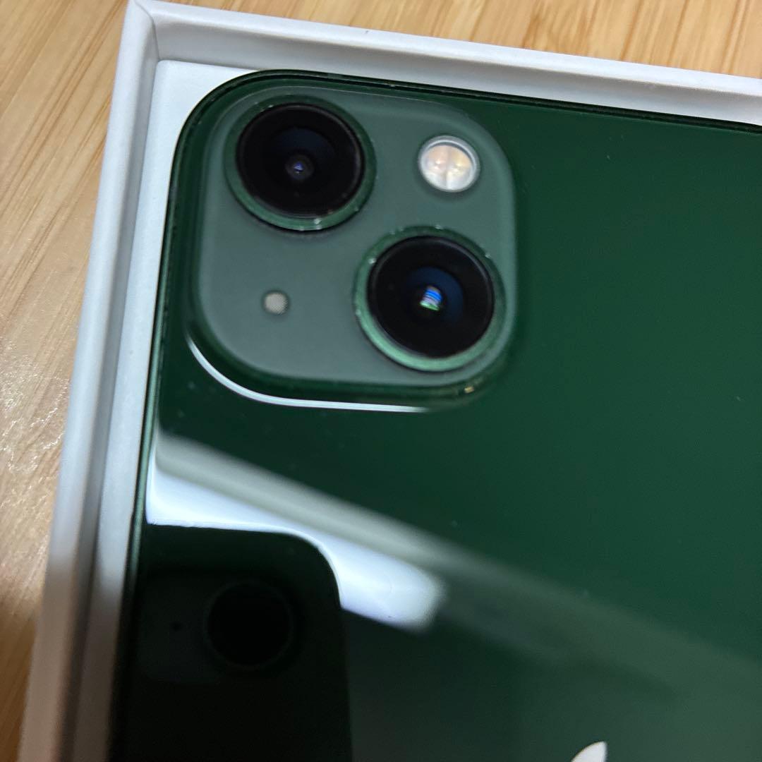 Apple iPhone 13 グリーン 本体　箱付き　128GB 安心データ