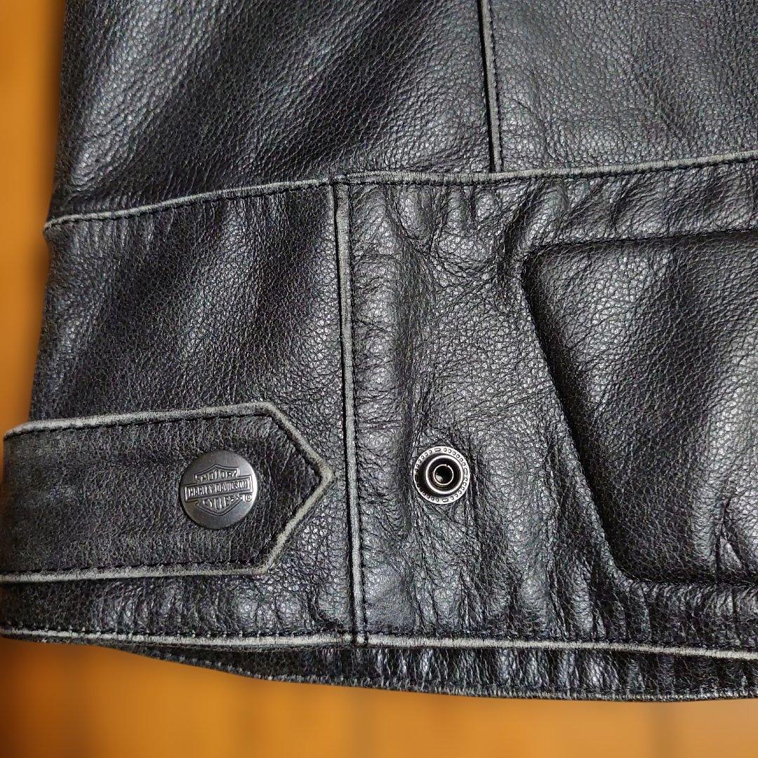 タ*ー様 希少ハーレーダビッドソン本革厚手ベスト　ＸＬサイズ