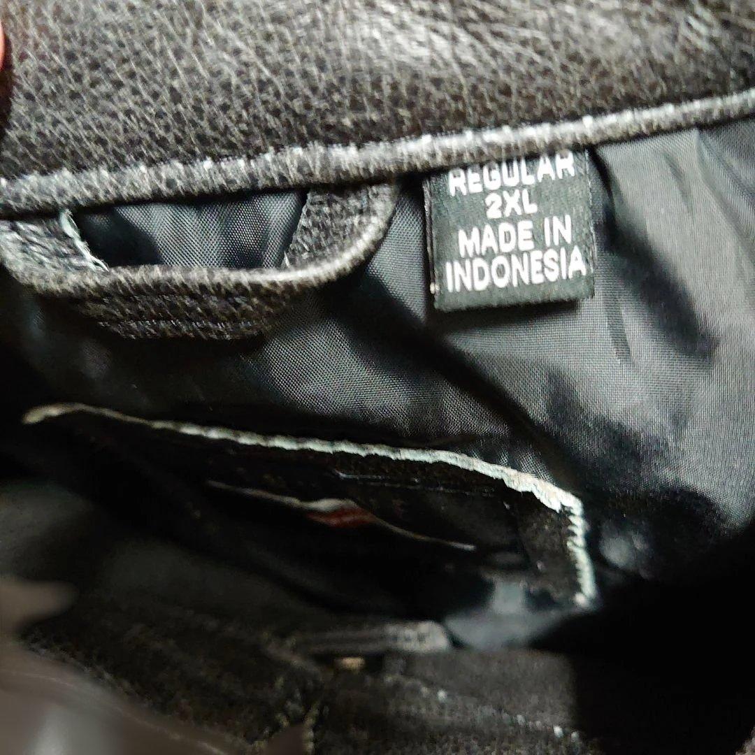 タ*ー様 希少ハーレーダビッドソン本革厚手ベスト　ＸＬサイズ