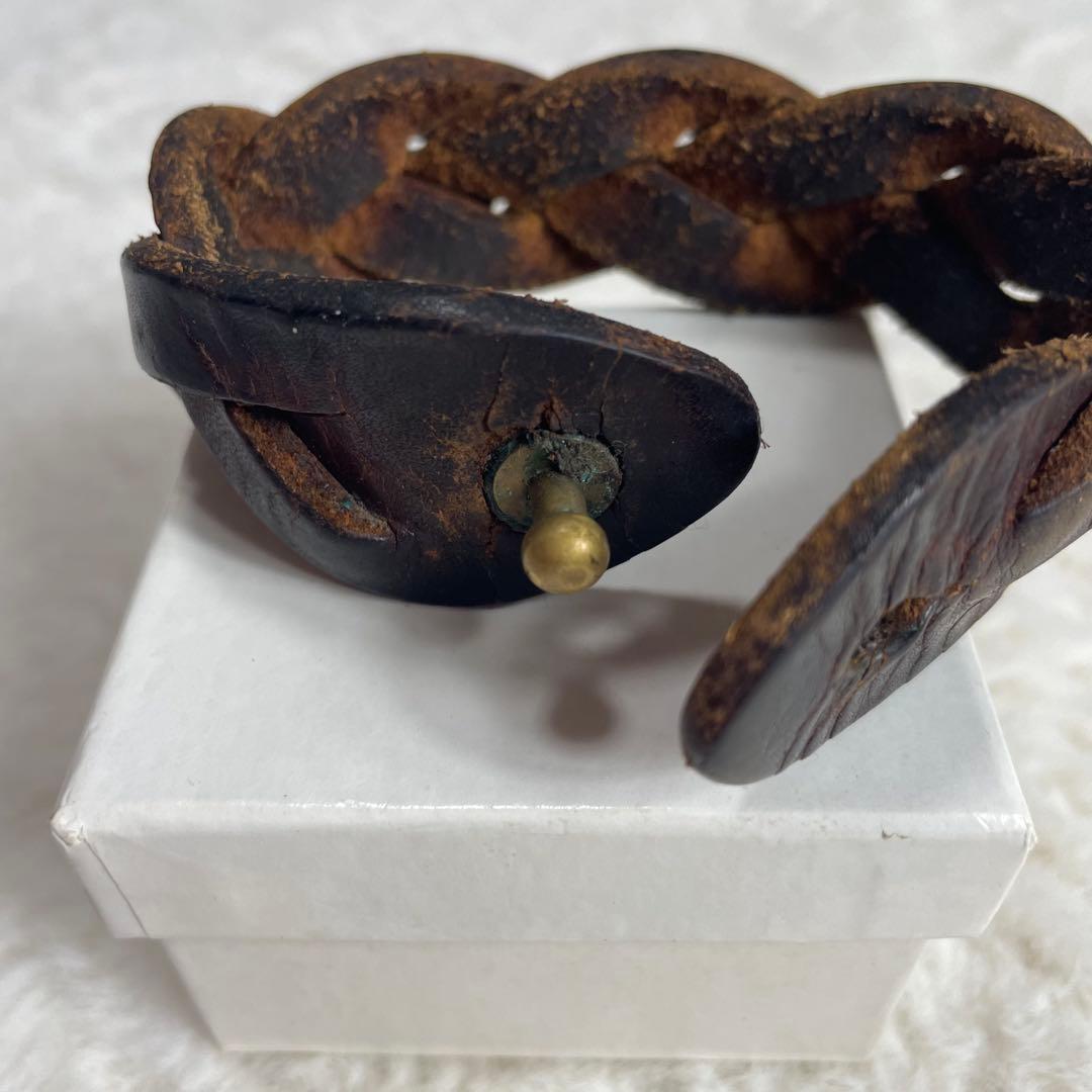 Maison Martin Margiela/アーティザナル/レザーバングル