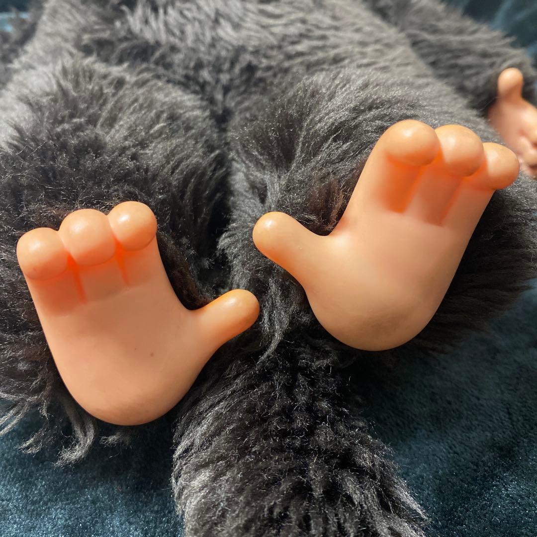 モンチッチ ぬいぐるみ 大きいサイズ 赤いスカーフ付き