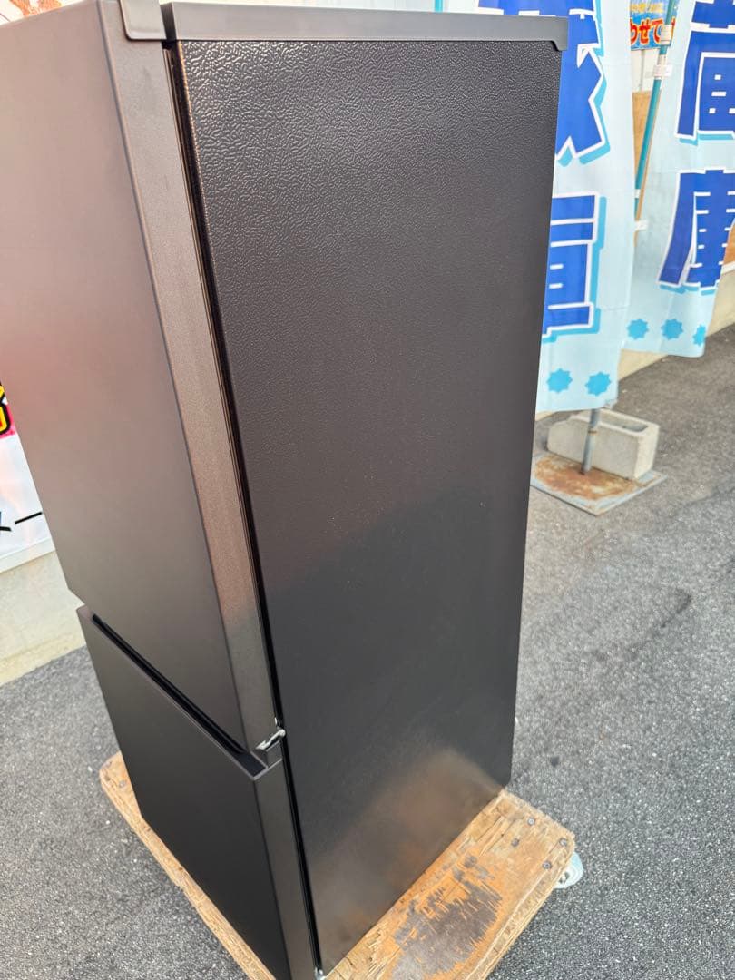 使用1年 2023年製 パナソニック 大容量 2ドア冷蔵庫 180L マット黒