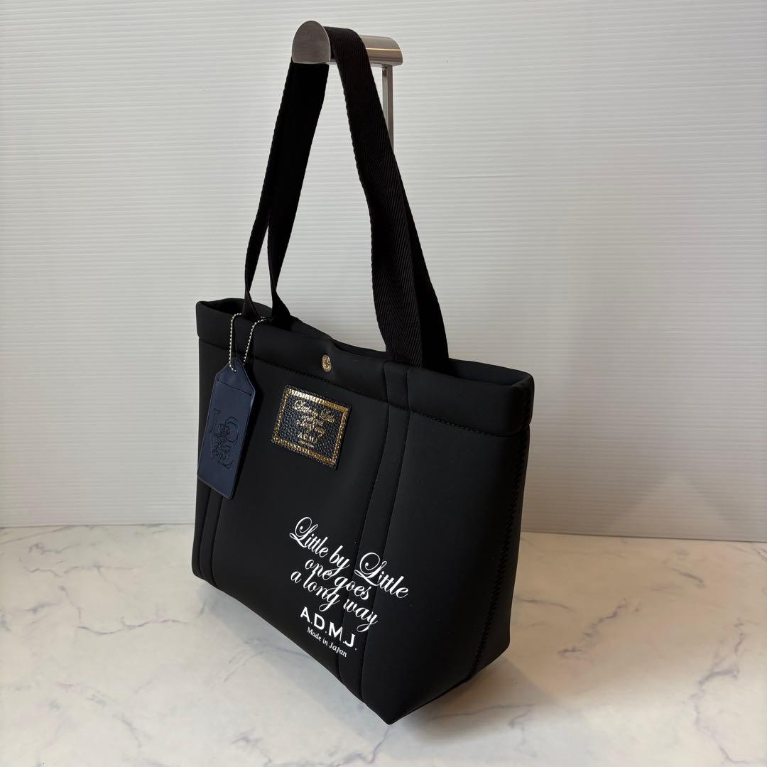 新品タグ付 ADMJ 定価2.8万円 ウレタン素材 トートバッグ 完売品