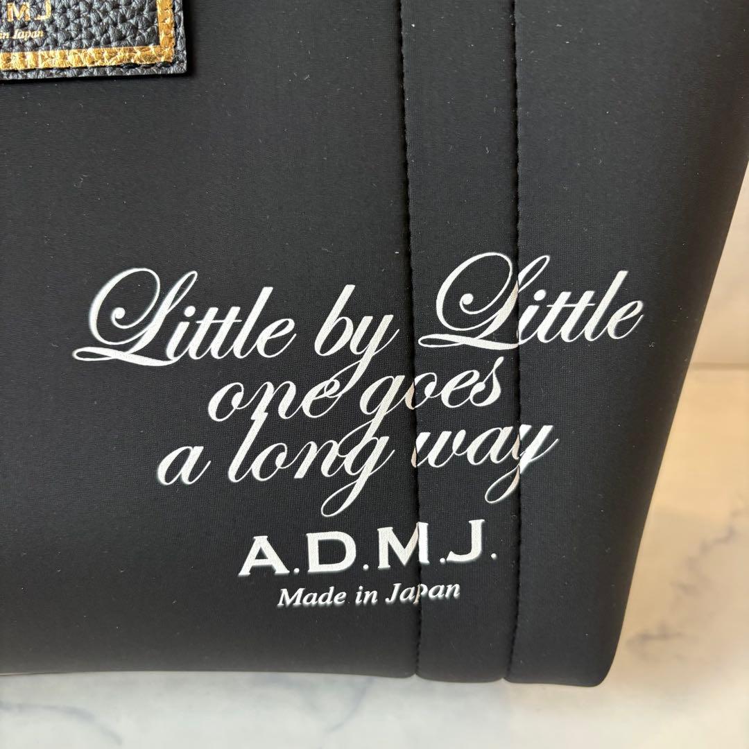 新品タグ付 ADMJ 定価2.8万円 ウレタン素材 トートバッグ 完売品