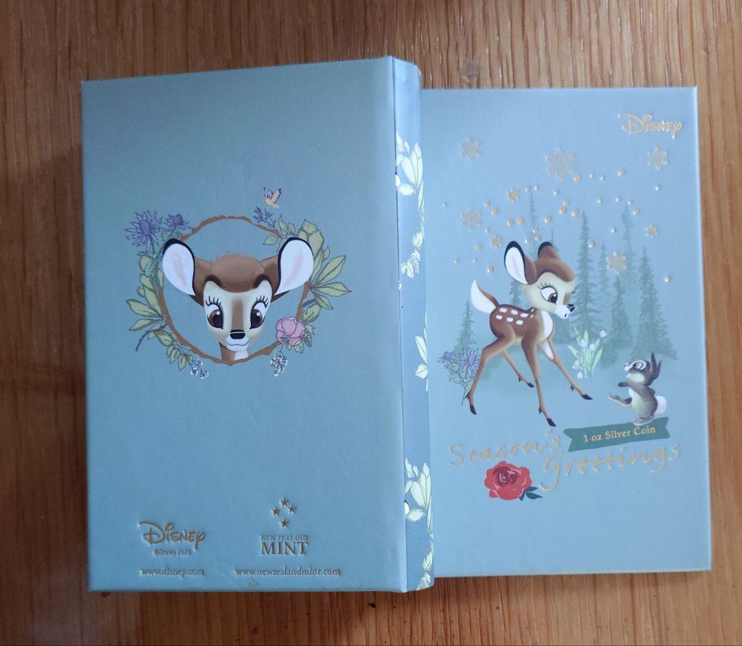 k*_様 バンビ　　2020 ニウエ　ディズニークリスマス　２ドル銀貨　　１セッ