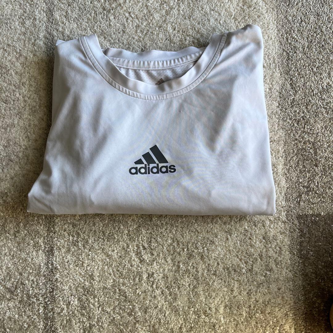 流経大柏　adidas インナー　白