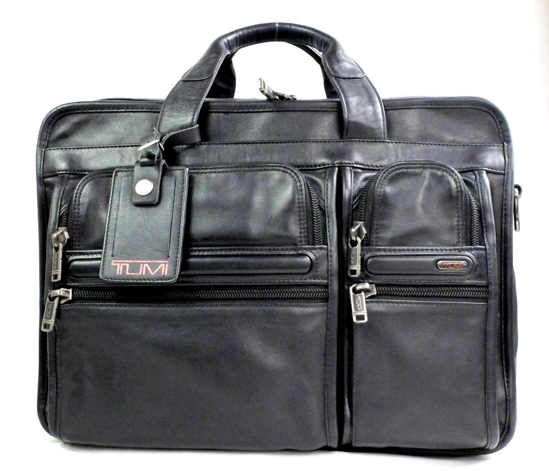 トゥミ 96141G4.4（廃番） レザー・オーガナイザーPCブリーフ【美品】