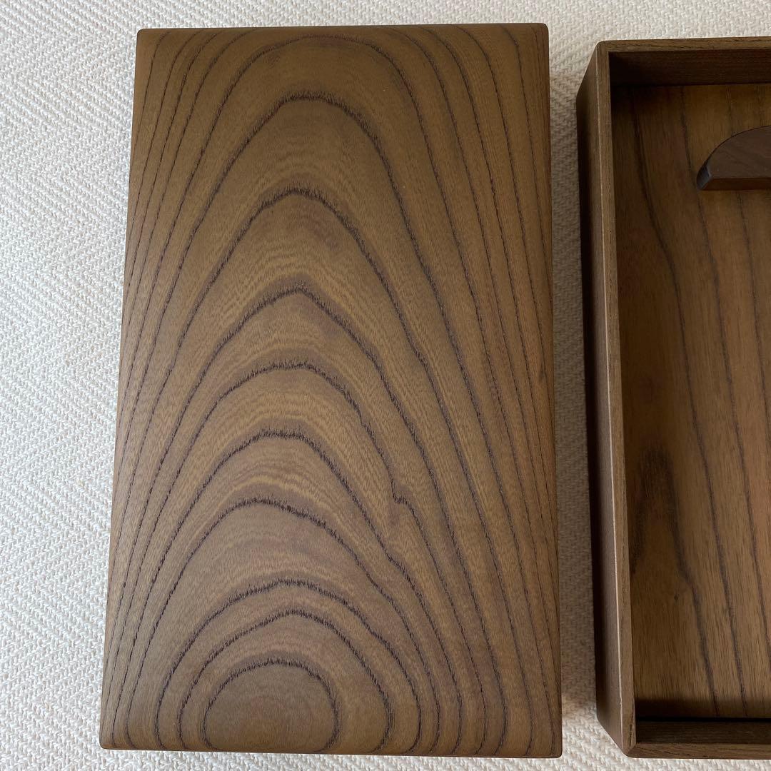 ②千年の神代銘木箱 発掘古代木 数珠 念珠箱 トンボ玉用宝箱 天然木の箱