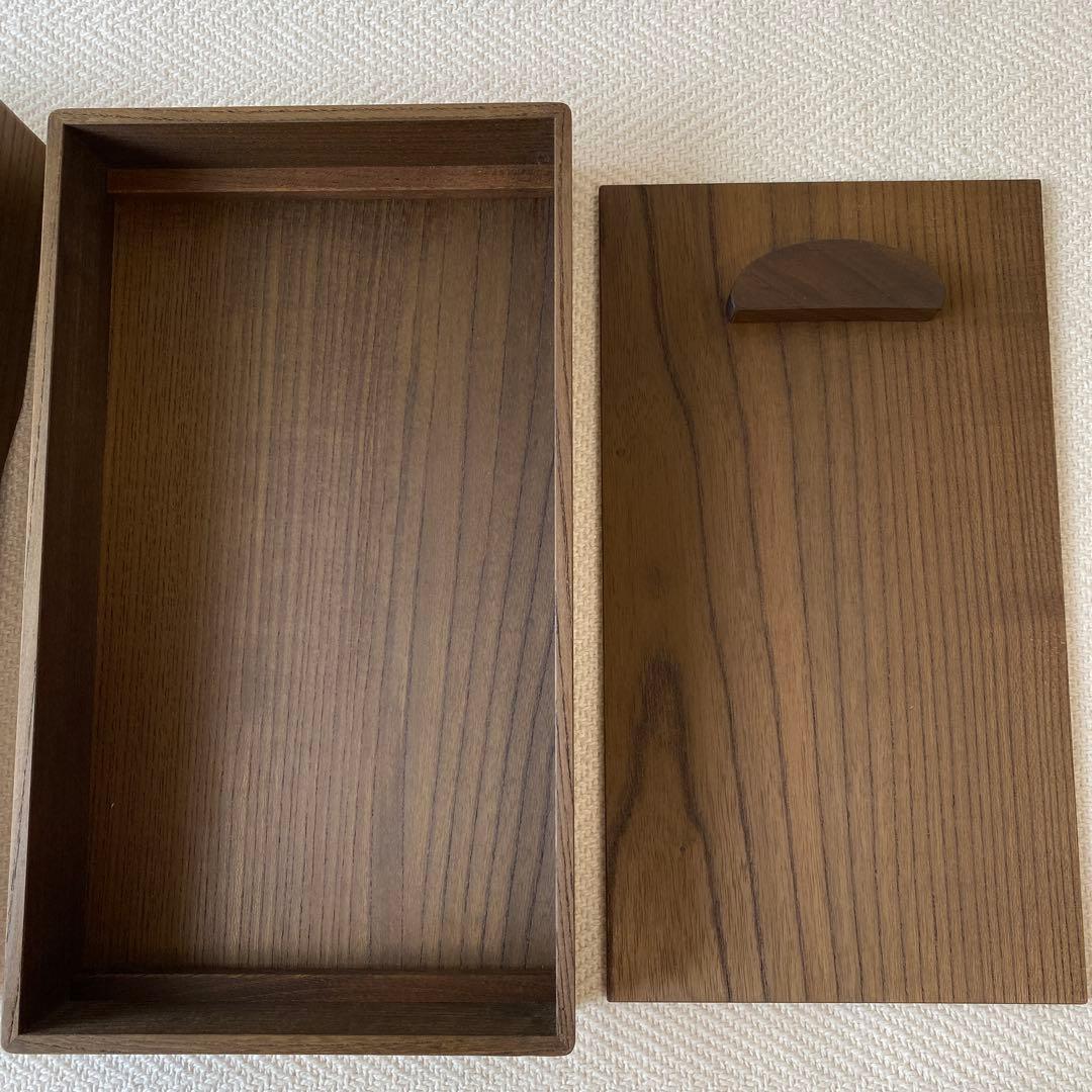 ②千年の神代銘木箱 発掘古代木 数珠 念珠箱 トンボ玉用宝箱 天然木の箱