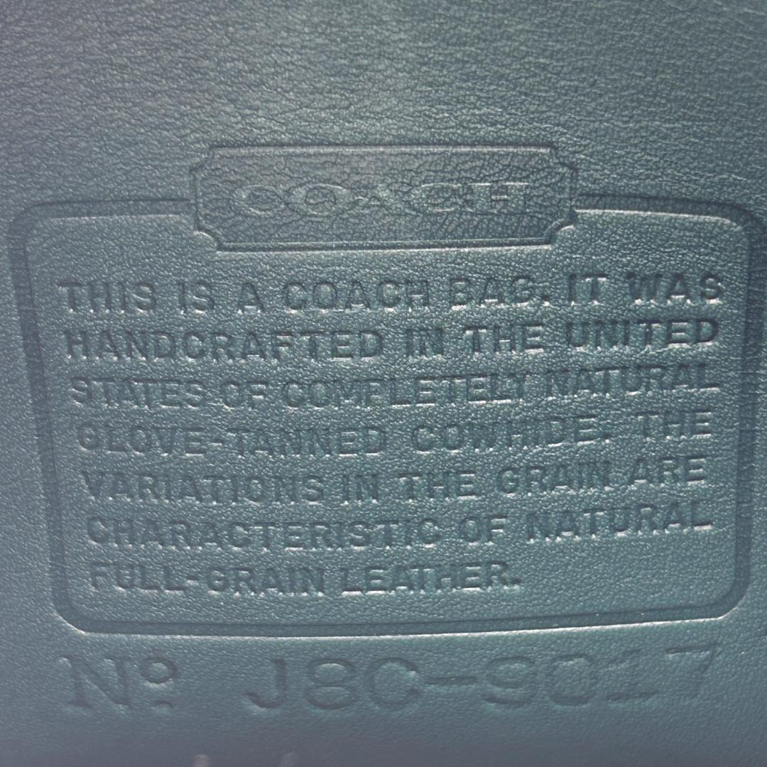 希少色!!美品✨オールドコーチ ショルダーバッグ レザー グリーン 9017