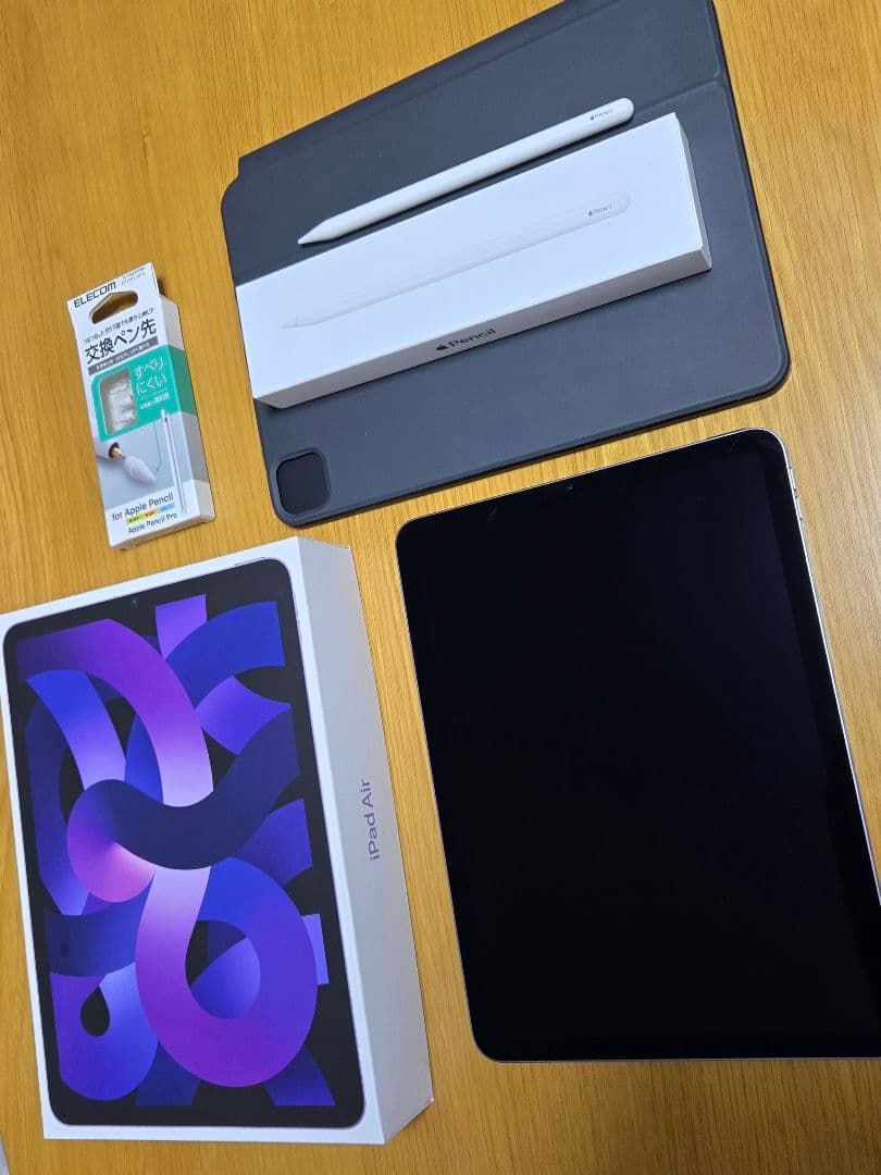 【値下げ】iPadAir5世代64GBWi-Fiなど３点　(AppleCare付