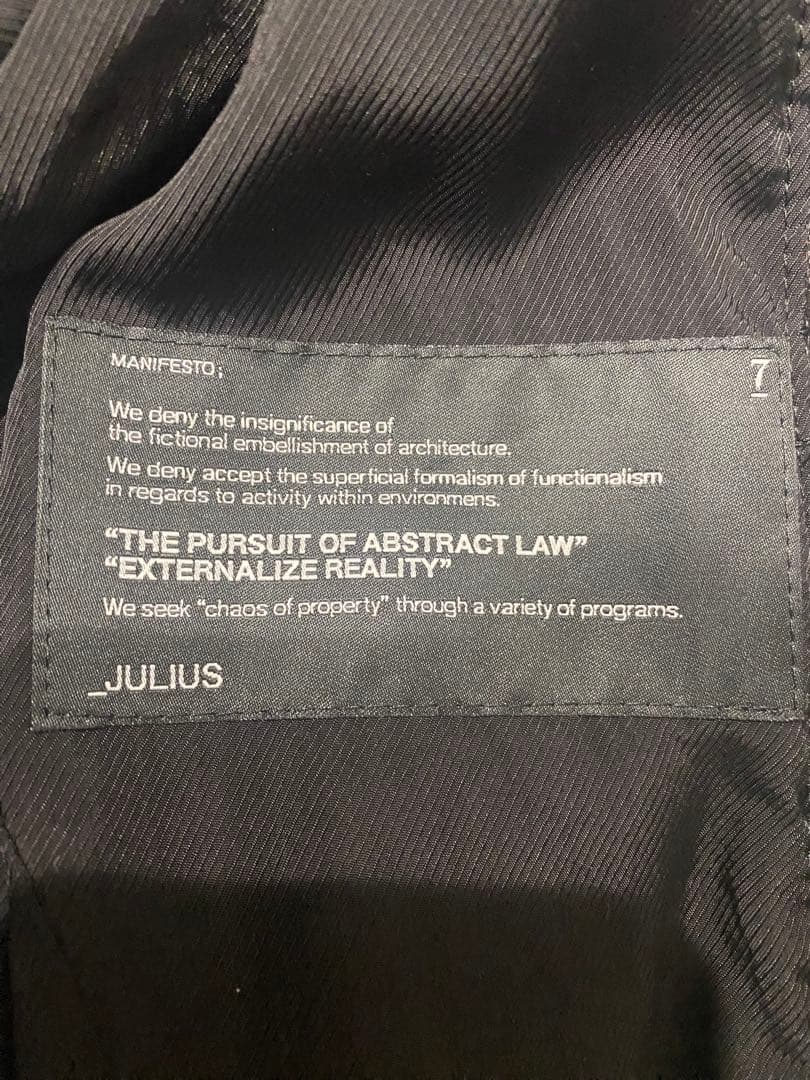 T*o様 JULIUS ユリウス ライダース　ジャケット　レザー