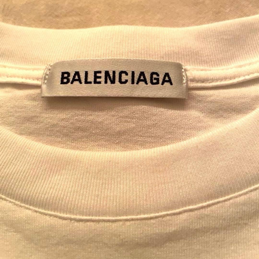 美品　BALENCIAGA オーバーサイズ Tシャツ 白 サイズ変更