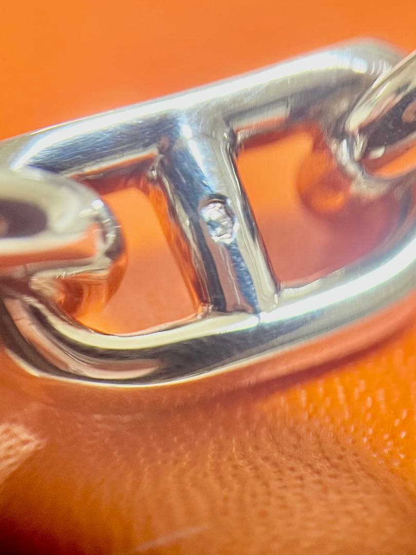 希少【HERMES】シェーヌダンクル ブローチ ヴィンテージ